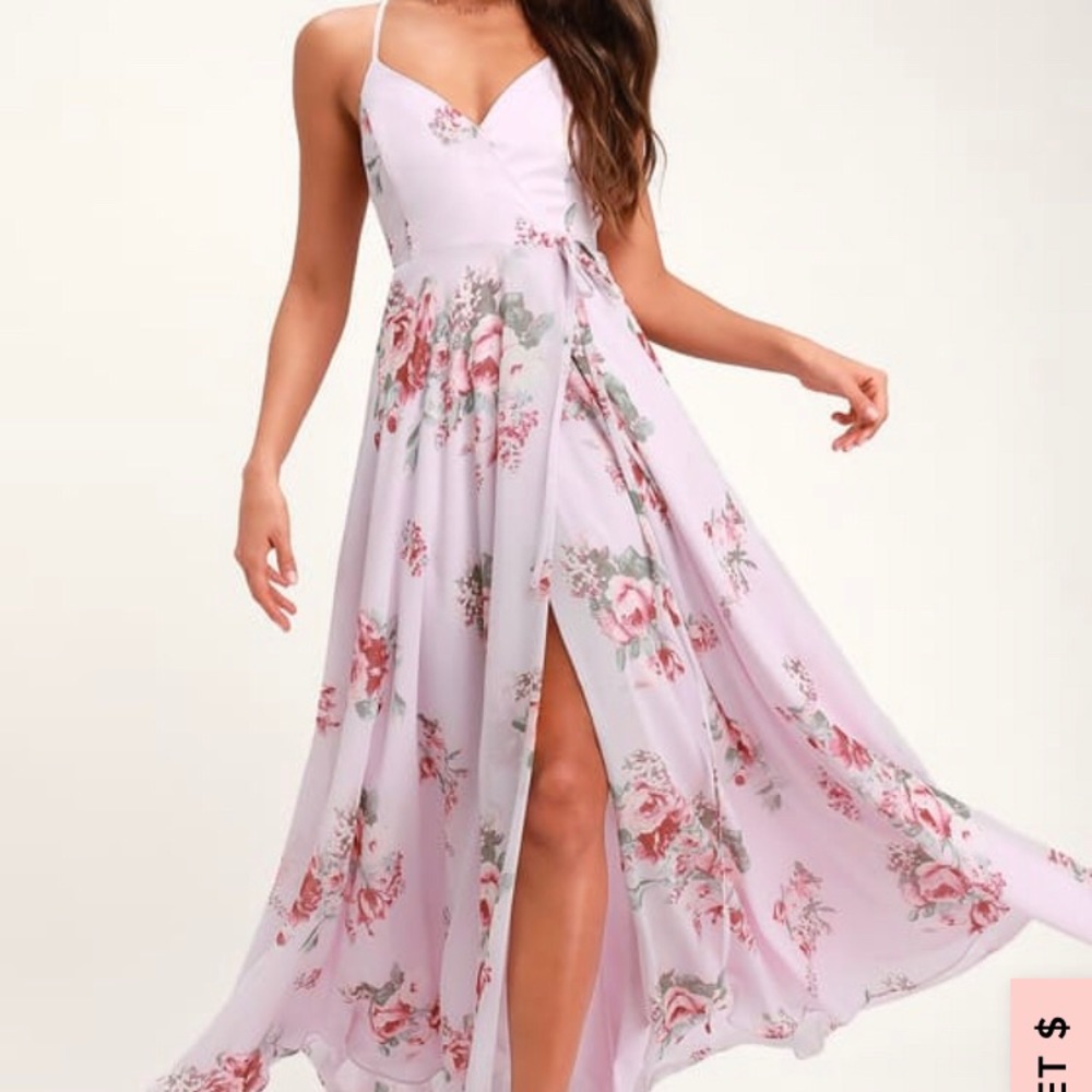Purple Wrap Dress